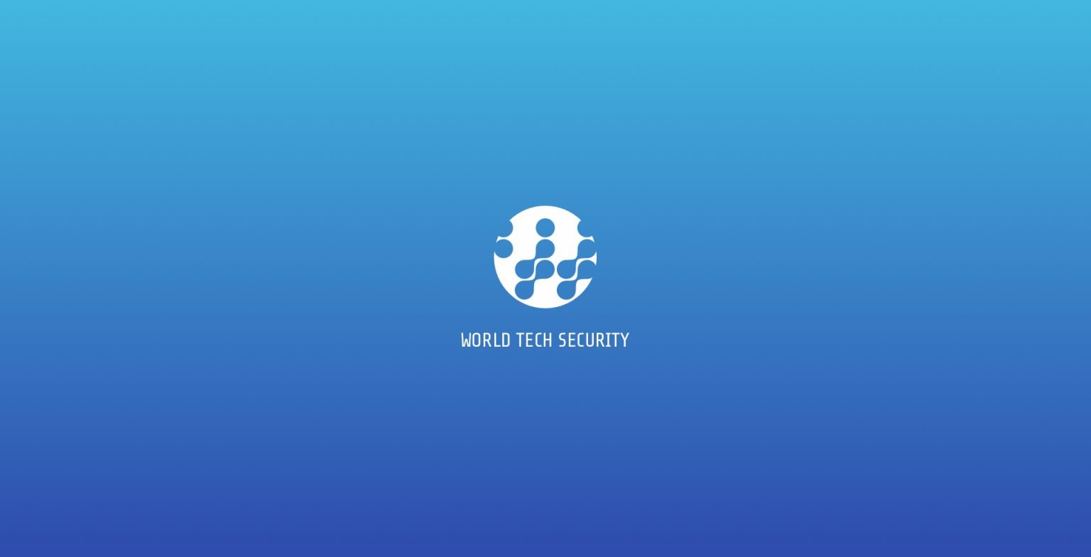 World Tech Security logo on blue