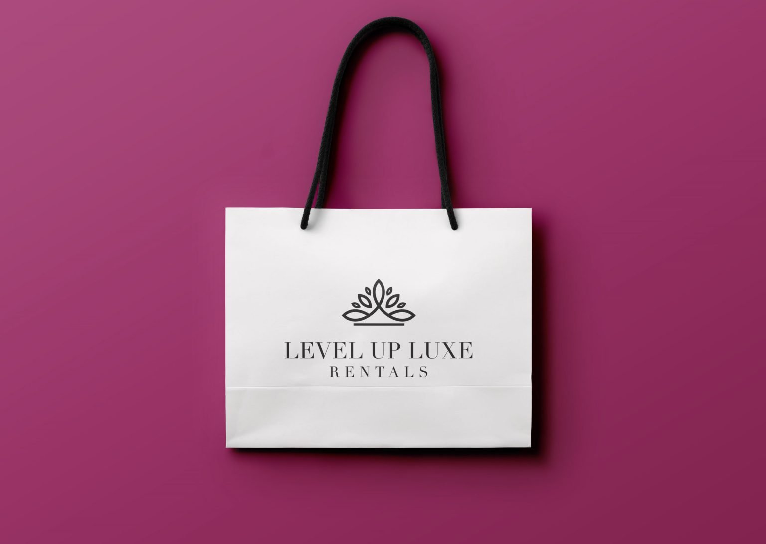 Level Up Luxe Rentals shopping bag